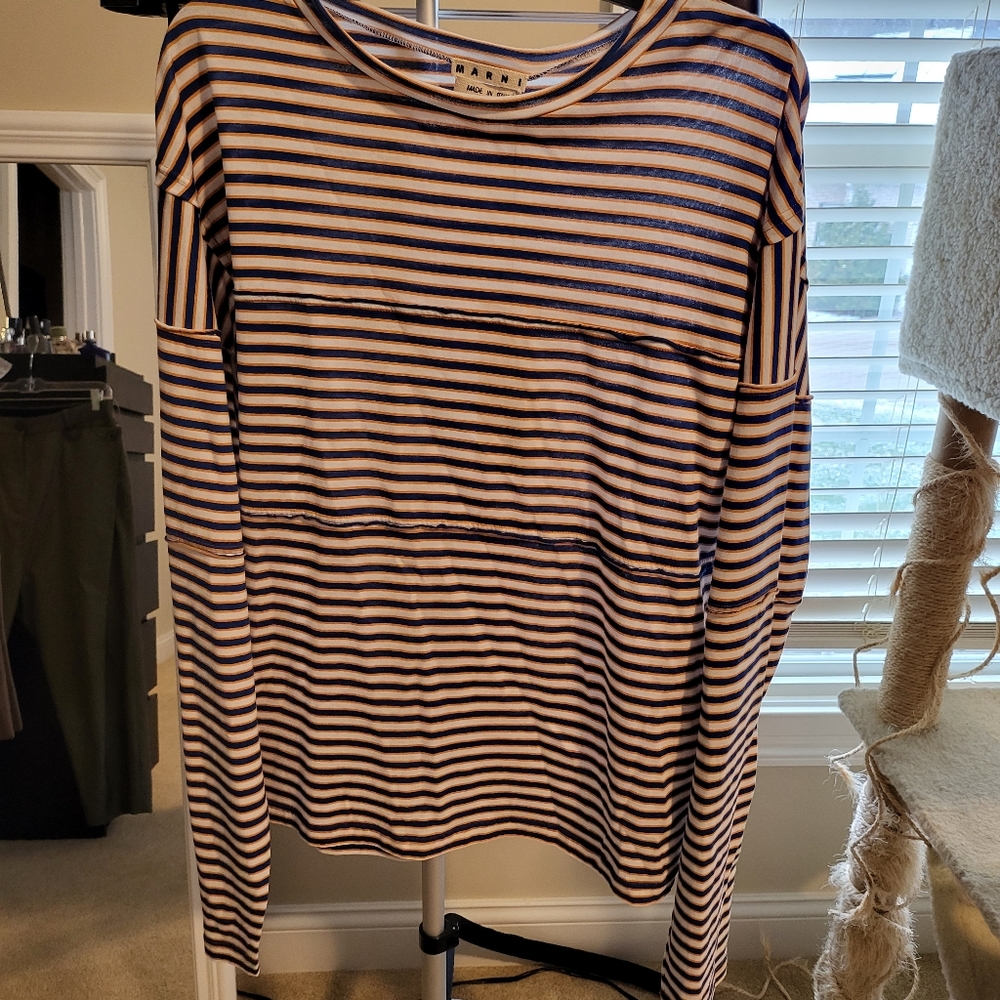 Marni long sleeve tshirt striped